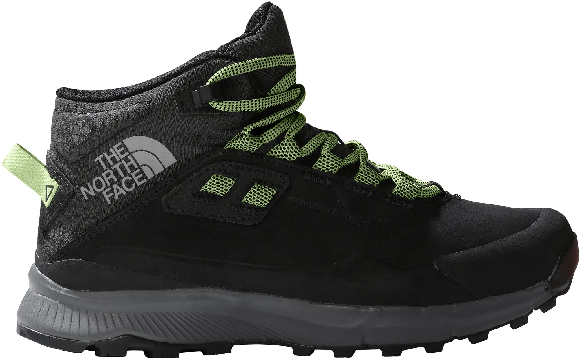 Shock Absorbing Midsole Date night The North Face Cragstone Leather Mid Waterproof Womens Walking Boots - Black