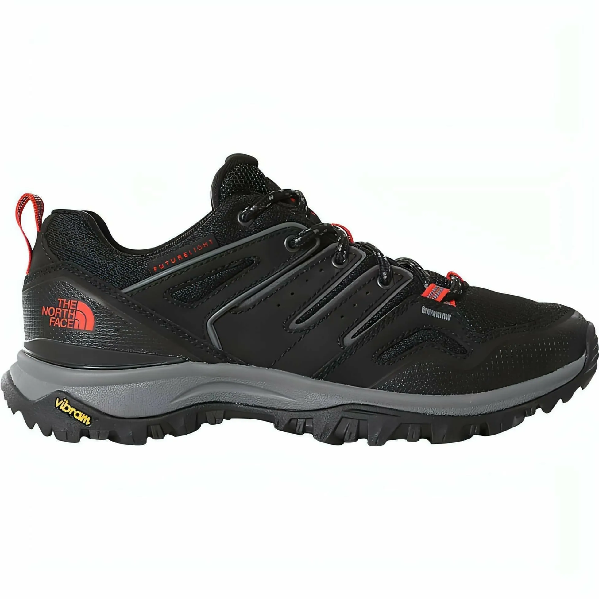 The North Face Hedgehog FutureLight Womens Walking Shoes - Black Photo Glam hook and loop closure
