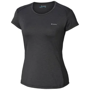 Columbia Women Black Firwood Camp Tee (Sun Protection) SkinFriendlyFibers