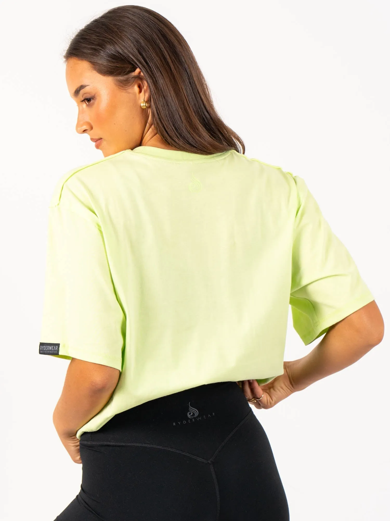 Force Oversized T-Shirt - Lime Classic Cut