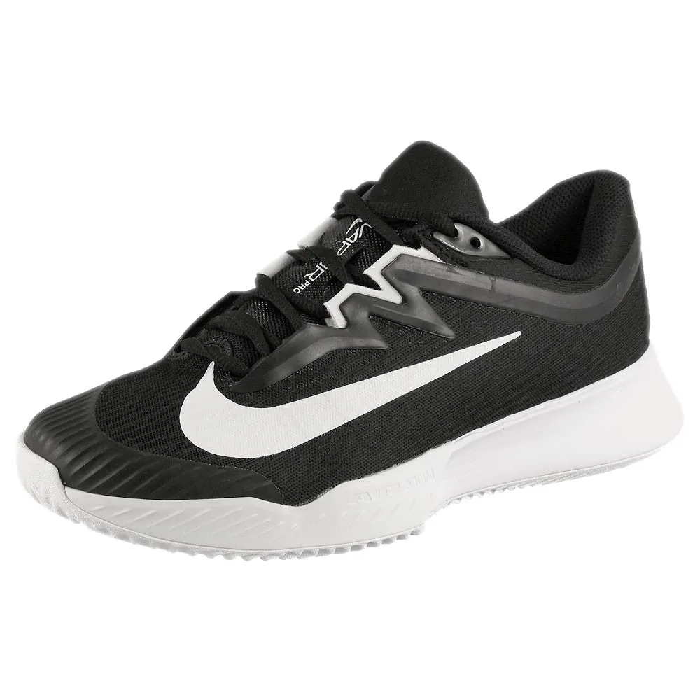 Non Marking Outsole Impact Diffusion Heel Nike Women's Air Zoom Vapor Pro 3 - Clay - Black/White