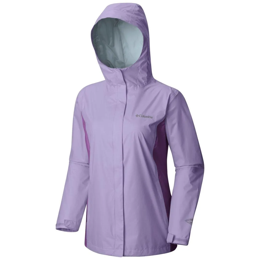 OversizedFit Columbia Women Purple Arcadia II Jacket Waterproof
