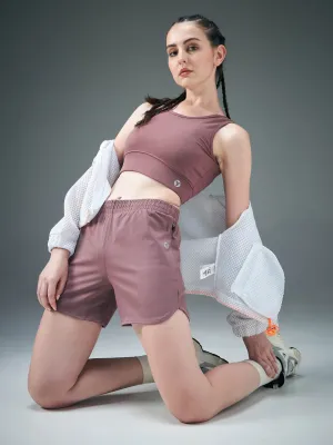 Women Solid Regular Fit Shorts with TS FLEXI Casual Comfort