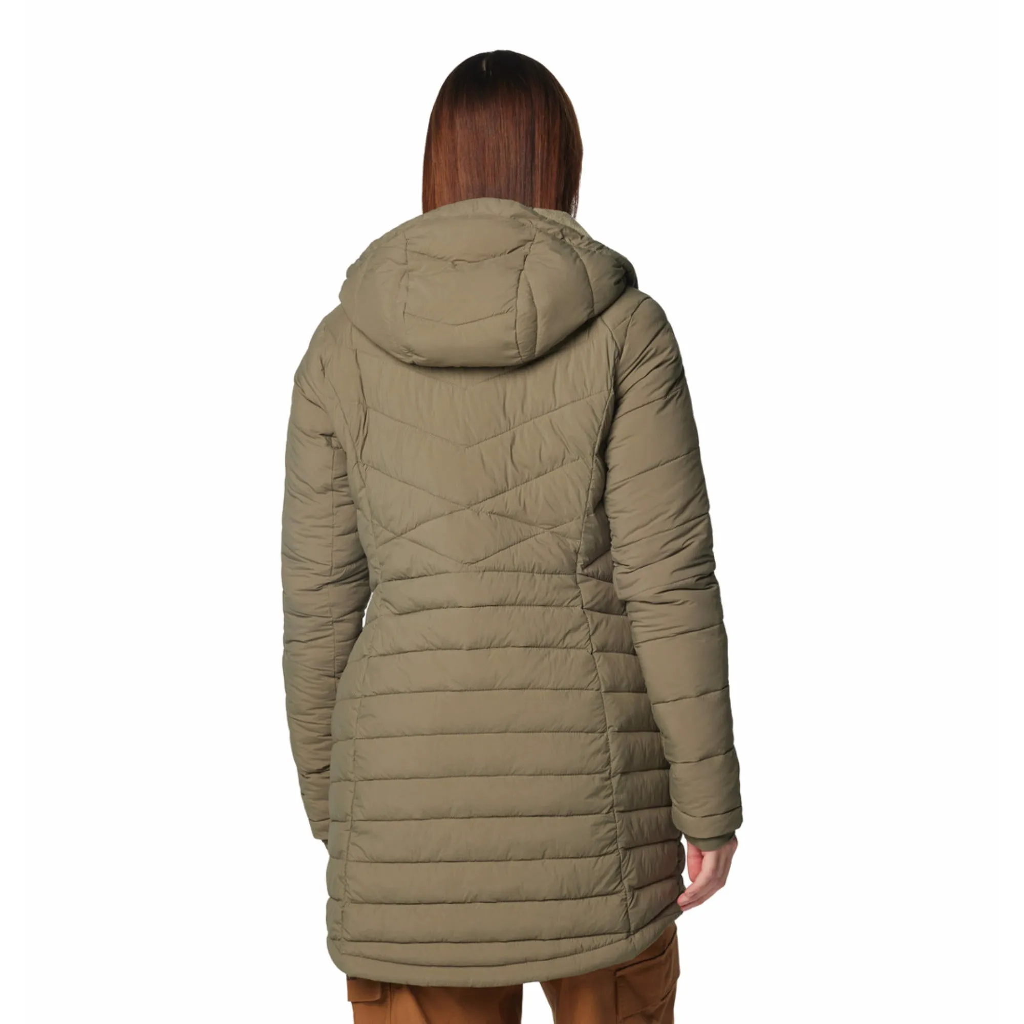 Temperature Regulating Columbia Women Green Joy Peak II Mid Jacket