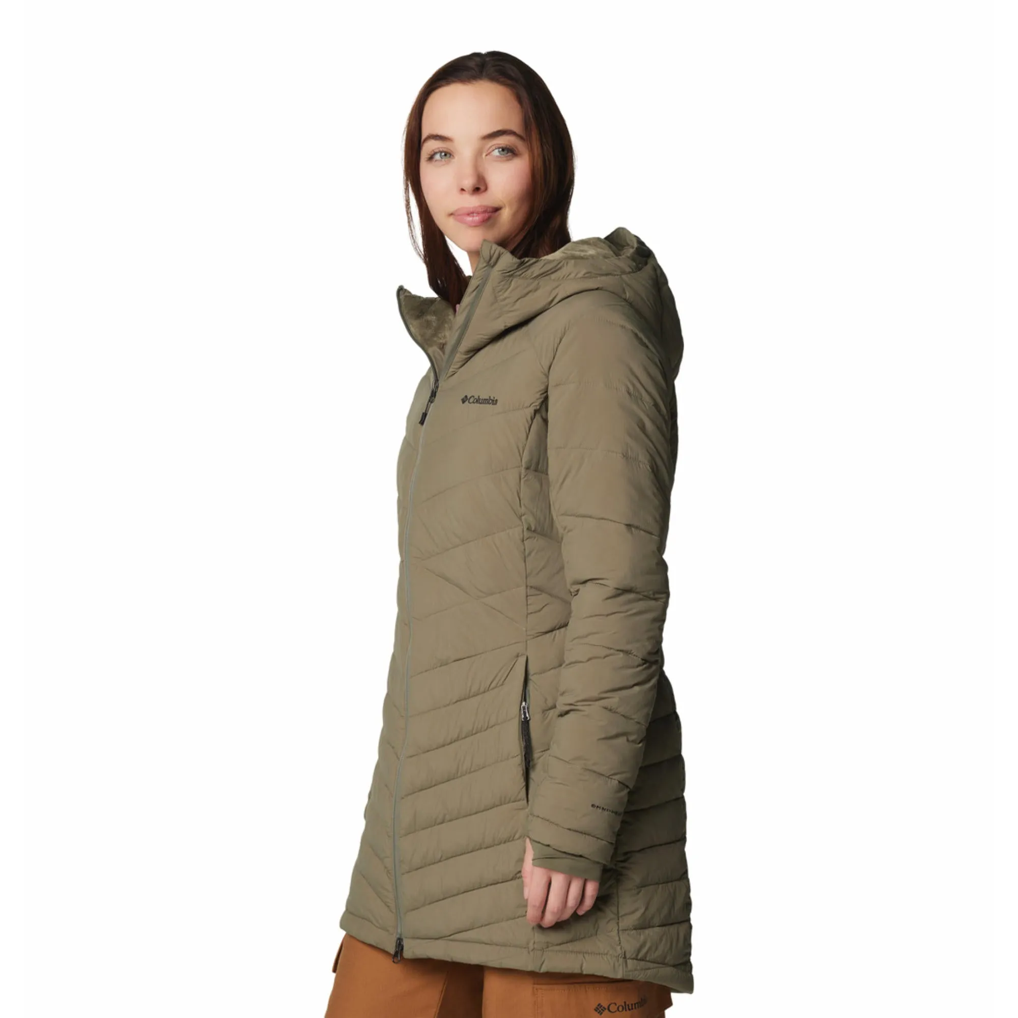 Columbia Women Green Joy Peak II Mid Jacket Possibility Active Wear Protection