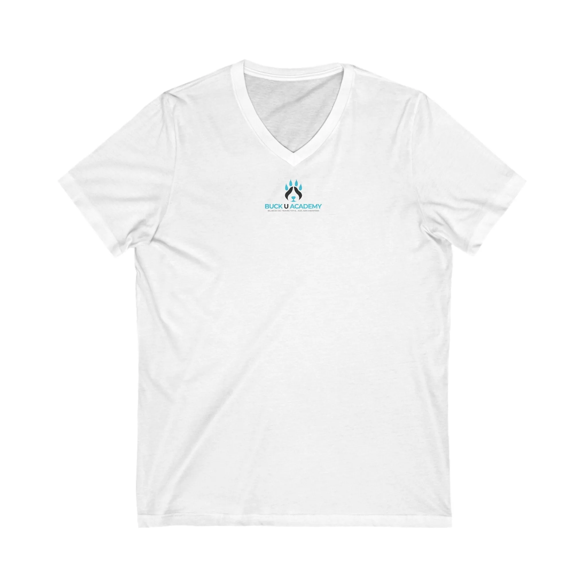 Sleek Waist Basic Wear Unisex Jersey Short Sleeve V-Neck Tee