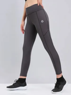 Anti Odor School Sports Women Solid Slim Fit Tights with ELASTO LITE