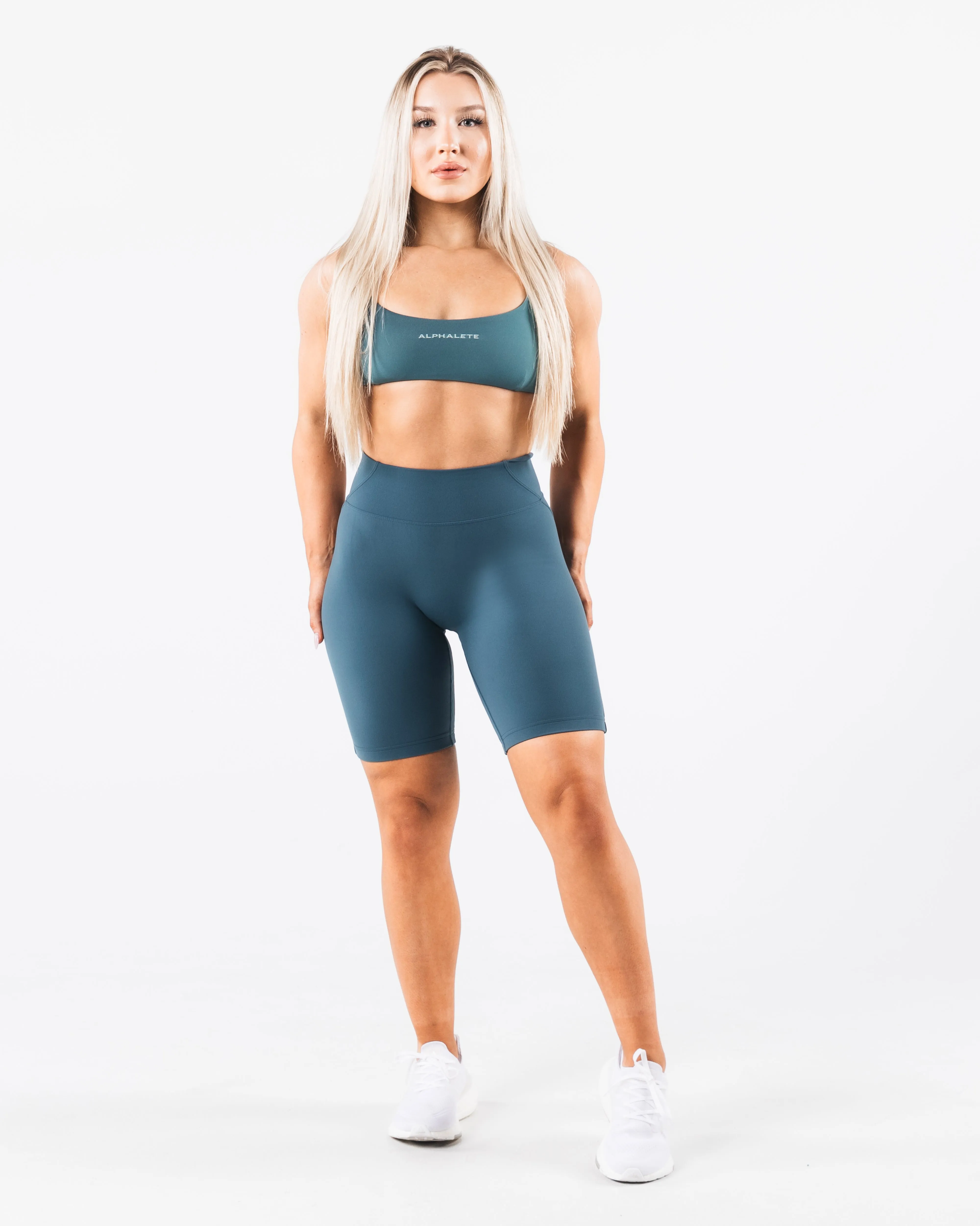 elastic waistband Durable Material Aura Short 9" - Glacial Lake