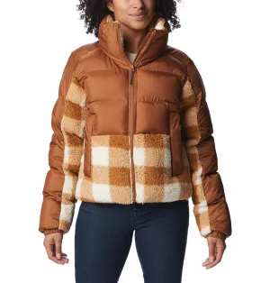 back - to - school Columbia Women Brown Leadbetter Point Sherpa Hybrid