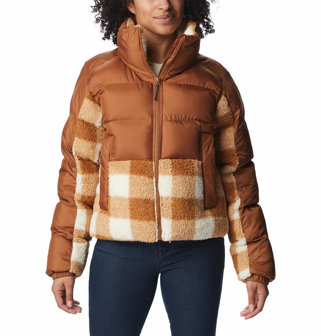 back - to - school Columbia Women Brown Leadbetter Point Sherpa Hybrid