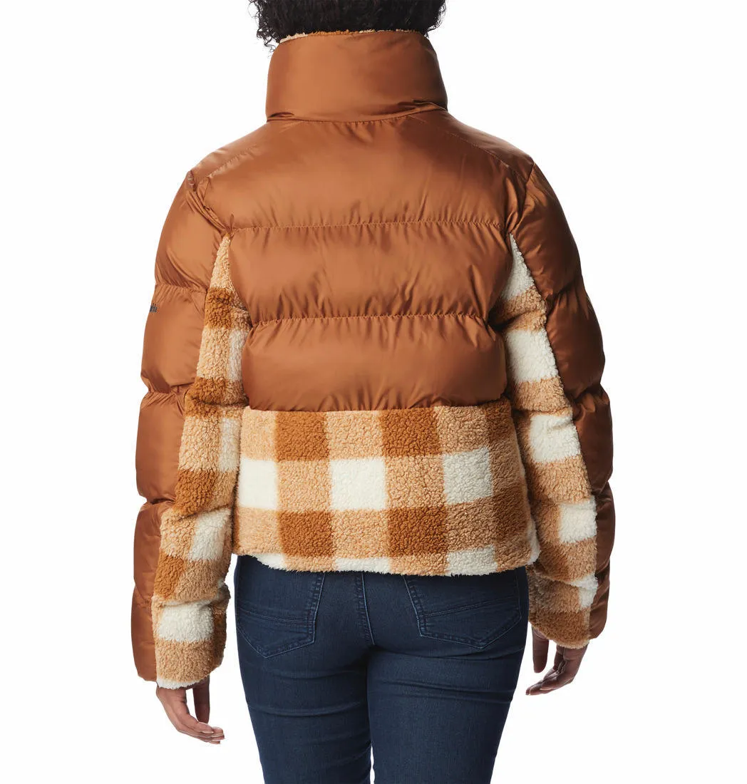 Street Style Tolerance Columbia Women Brown Leadbetter Point Sherpa Hybrid