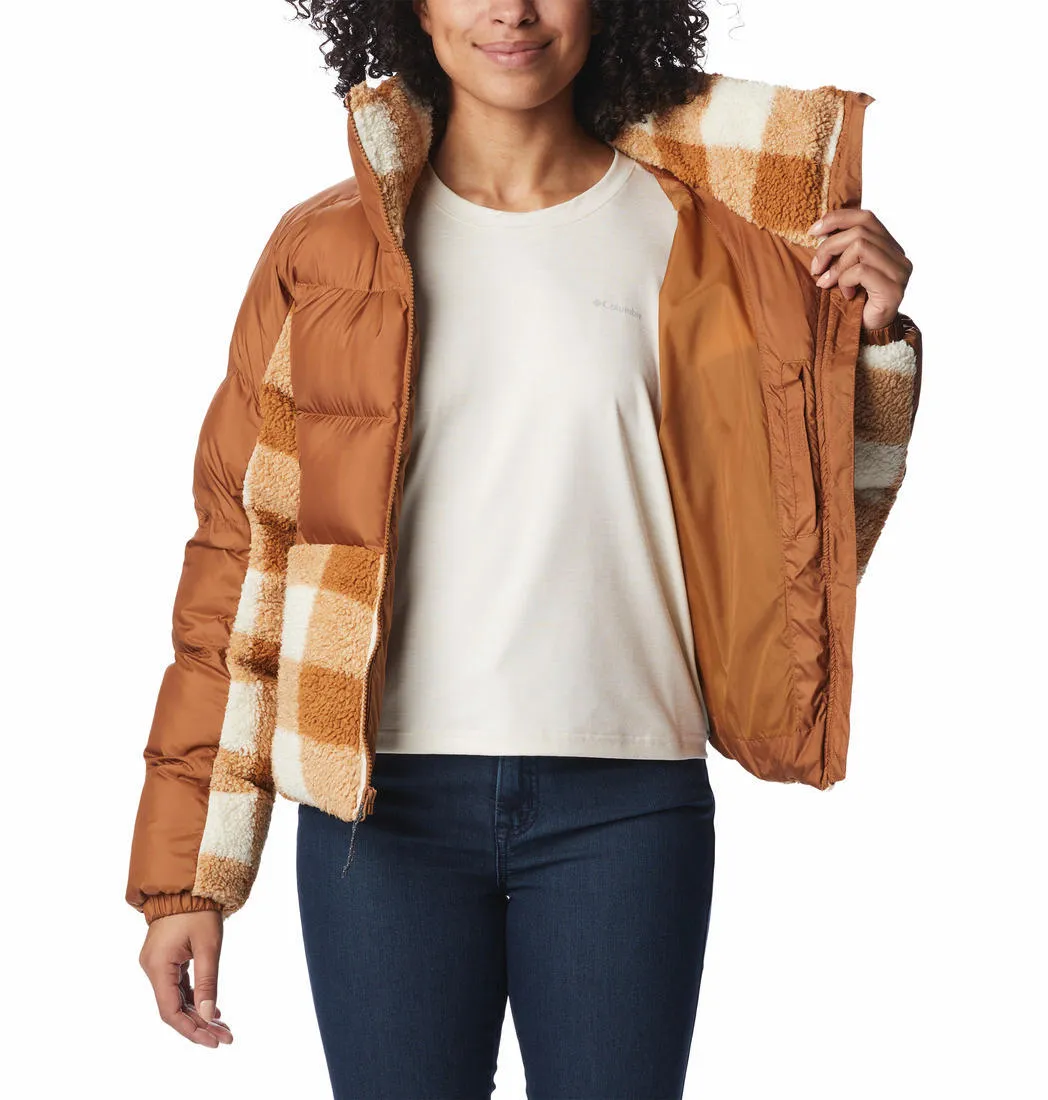 Announce Columbia Women Brown Leadbetter Point Sherpa Hybrid