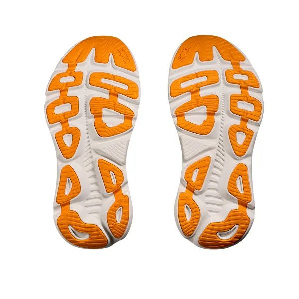 running in a steel bridge area shoes Stability Control Feature HOKA Women's Gaviota 5 Wide Anchor/Grapefruit