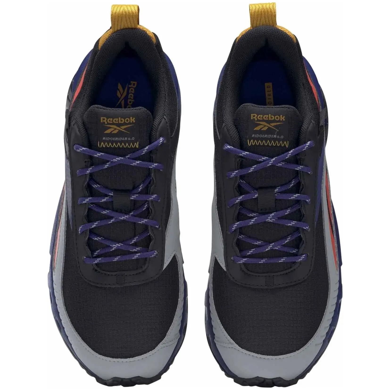 Abrasion Resistant Toe Reebok Ridgerider 6 GORE-TEX Womens Walking Shoes - Black