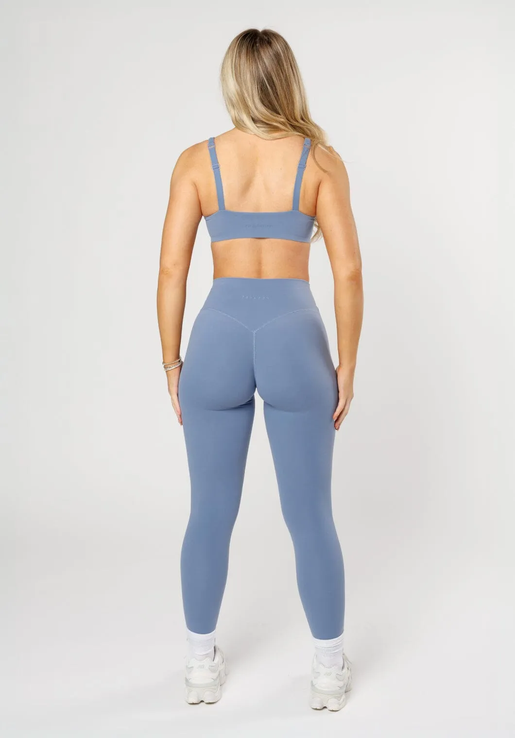 For Kids Rib Knit Performance Fit FormLux? Original Sculptseam? Plus Legging Blue Bird