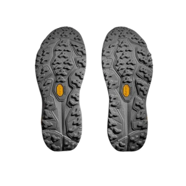 HOKA Women's Speedgoat 6 Stellar Grey/Asteroid Wide retro - style shoes Traction pattern