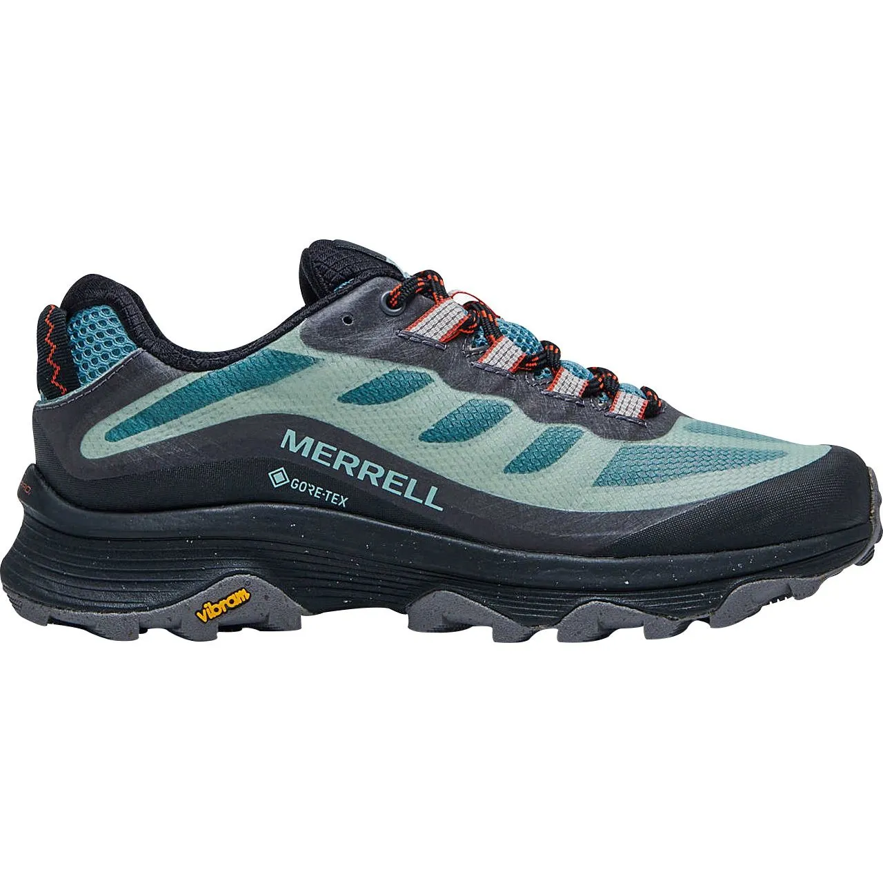 Merrell Moab Speed GORE-TEX Womens Walking Shoes - Blue All Day Comfort Fit Dynamic Flex Grooves