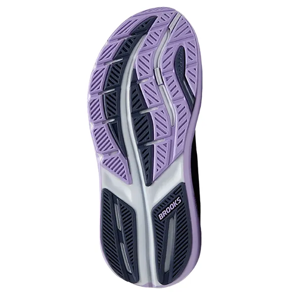 teenage athletic shoes training - day running shoes Brooks Women's Ghost Max 3 Night Shadow/Ebony/Purple