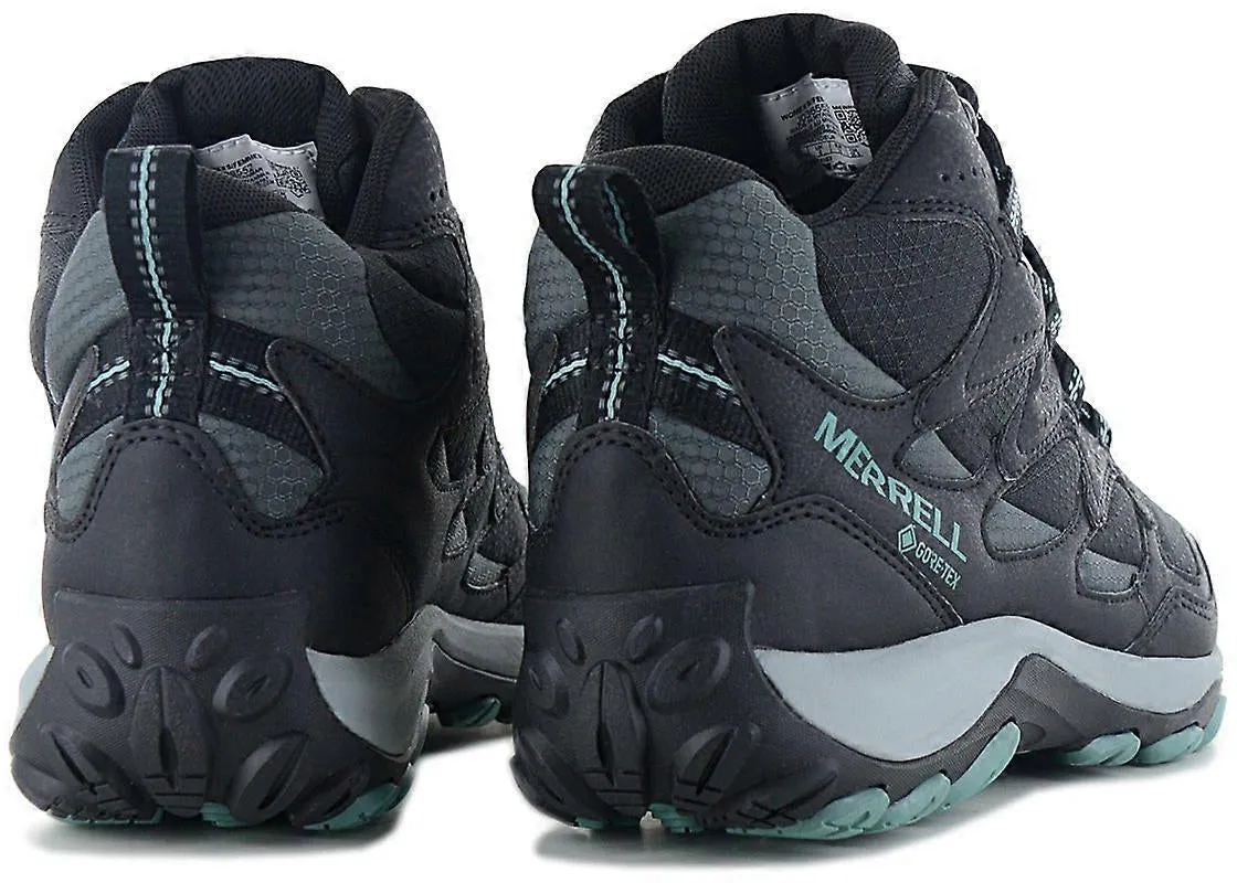 Kind Glow Merrell West Rim Sport GORE-TEX Womens Walking Boots - Black