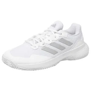 Lightweight Design adidas Women's GameCourt 2 - Cloud White/Silver Metallic