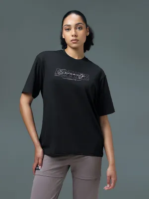 OdorResistant Fabric Women Printed Regular Fit Round Neck T-shirt with COTFLEX