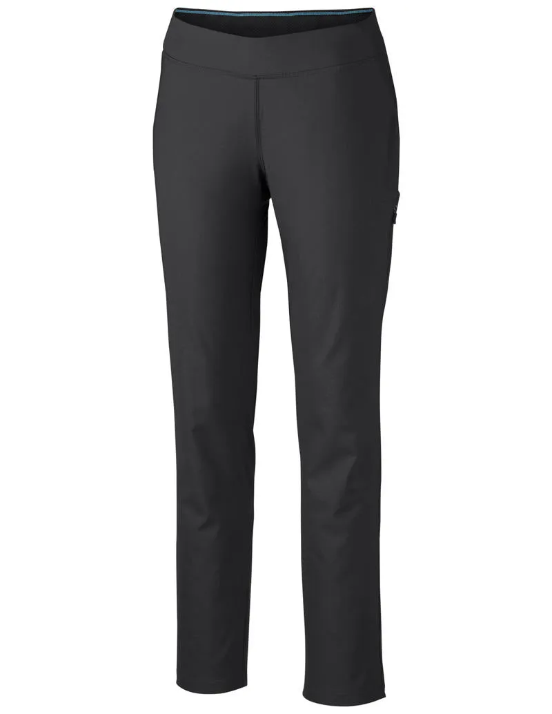 Columbia Women Black Back Beauty Skinny Leg Pant (Sun Protection) Gym Shorts Capri Ventilated Mesh Panels