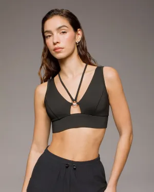 Anti-microbial seams Odyssey Longline Bra