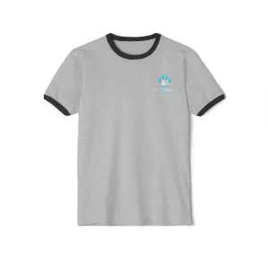 Unisex Cotton Ringer T-Shirt Low Profile Collar Travel Friendly