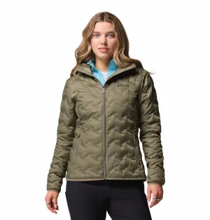 Cooperate LowProfile Seam Design Columbia Women Green HEAT SEAL Delta Ridge II Down Jacket