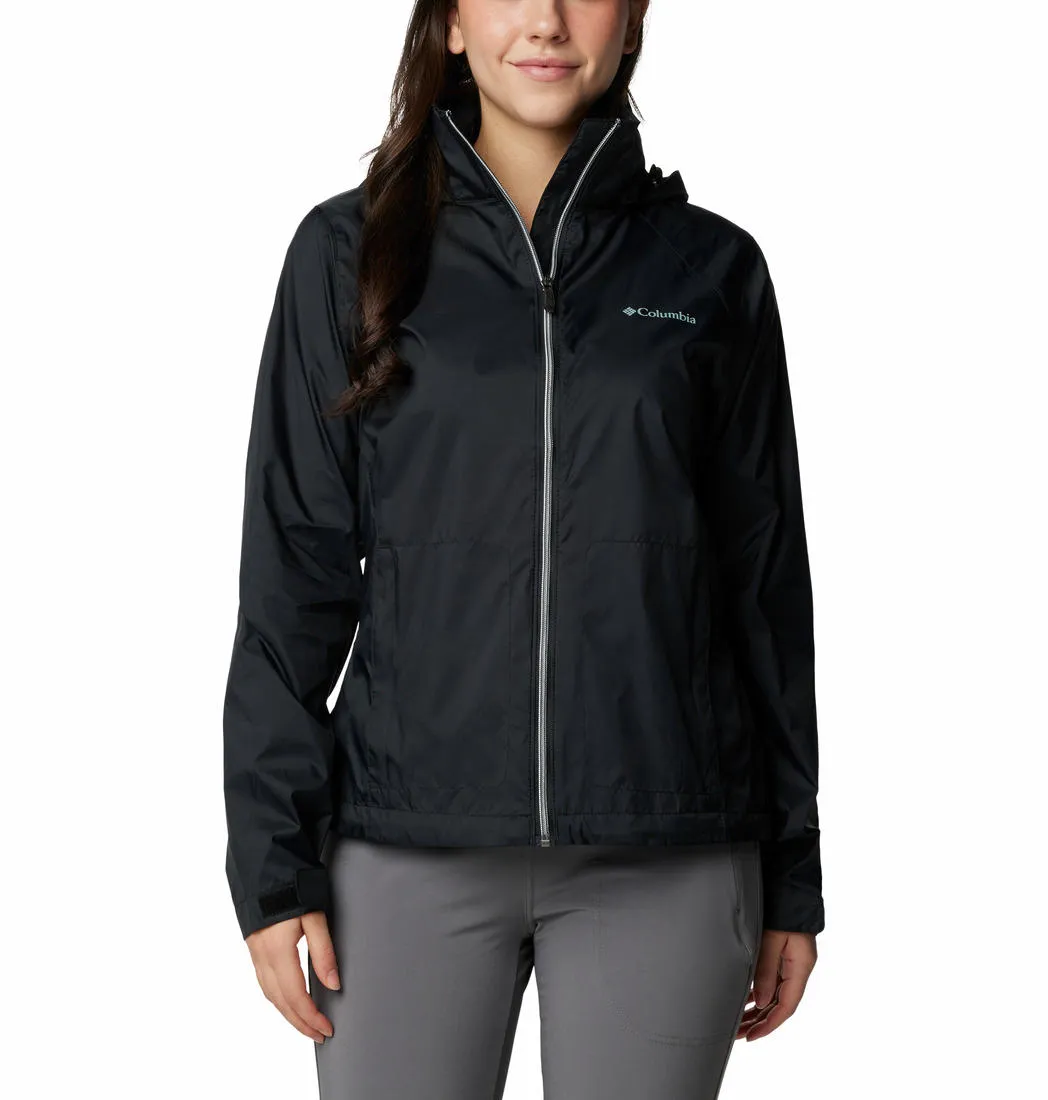 Columbia Women Black Switchback III Jacket Active Fit Loose