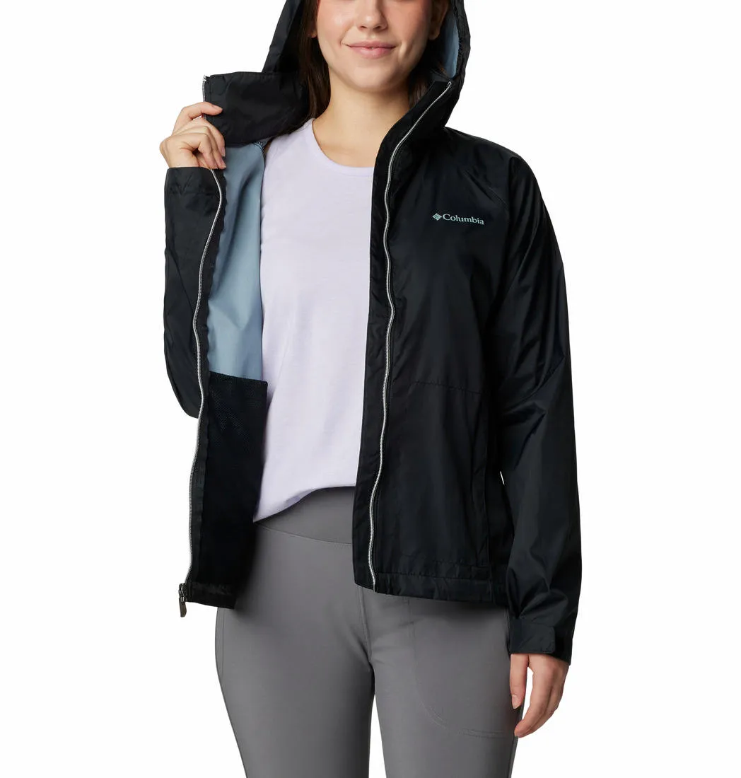 WaterResistantCoating Waterproof Outer Layer Columbia Women Black Switchback III Jacket