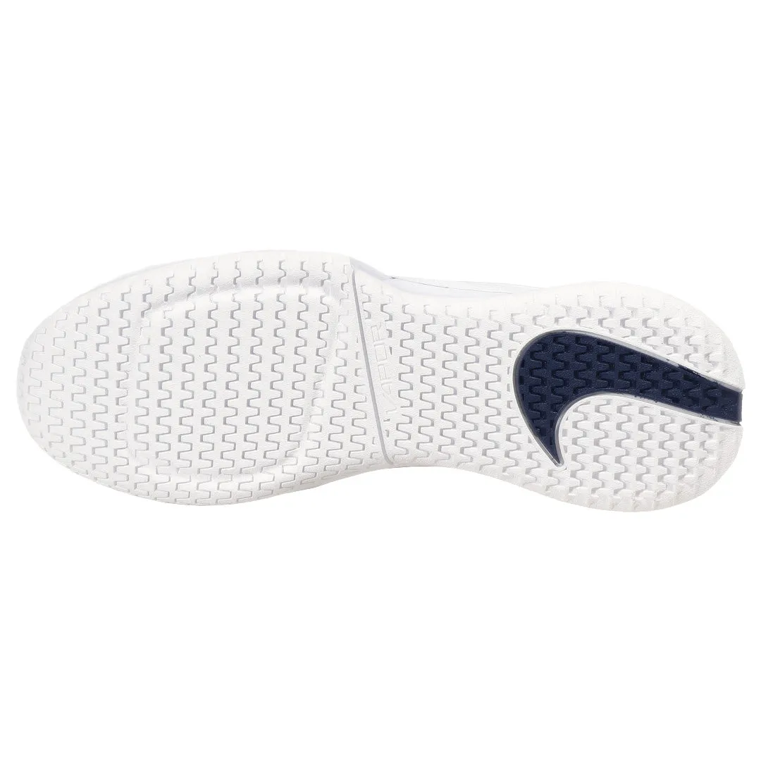 Nike Women's Air Zoom Vapor Pro 3 - Premium - White/Midnight Navy Impact Absorption System Dynamic Heel Counter