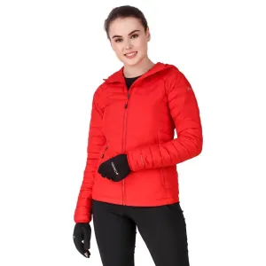 Sustainable Cold Guard Columbia Women Red Powder Lite Hooded Jacket