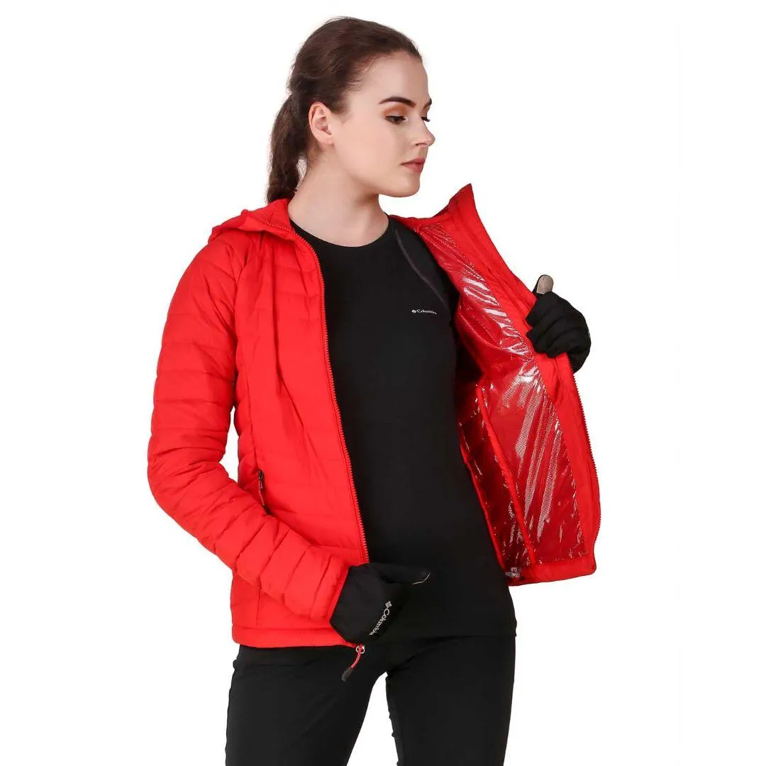 Everyday Comfort astronauts Columbia Women Red Powder Lite Hooded Jacket