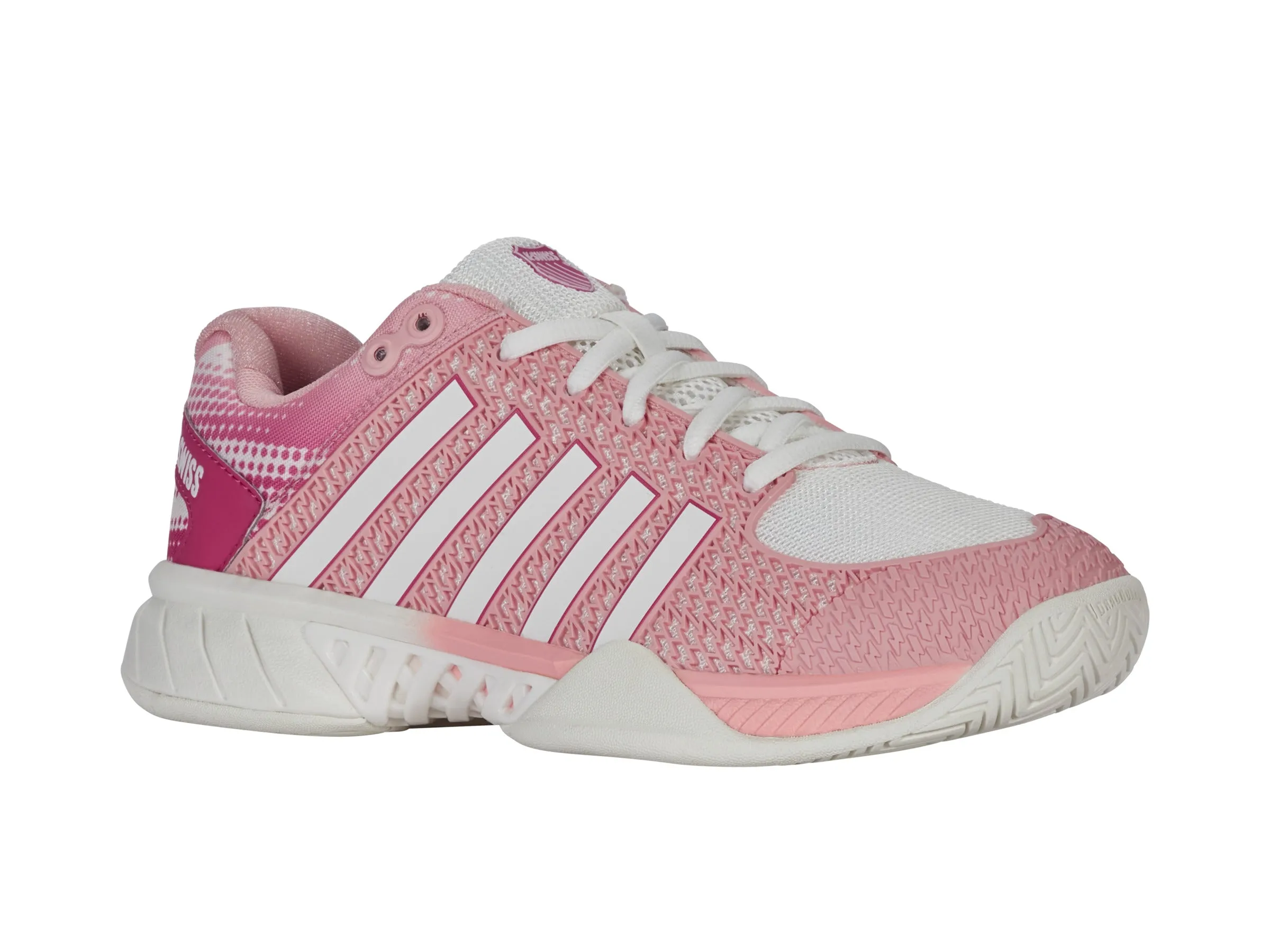 96563-661-M | EXPRESS LIGHT PICKLEBALL | RASPBERRY SORBET/CLOUD DANCER Comfortable Footbed Comfortable fit