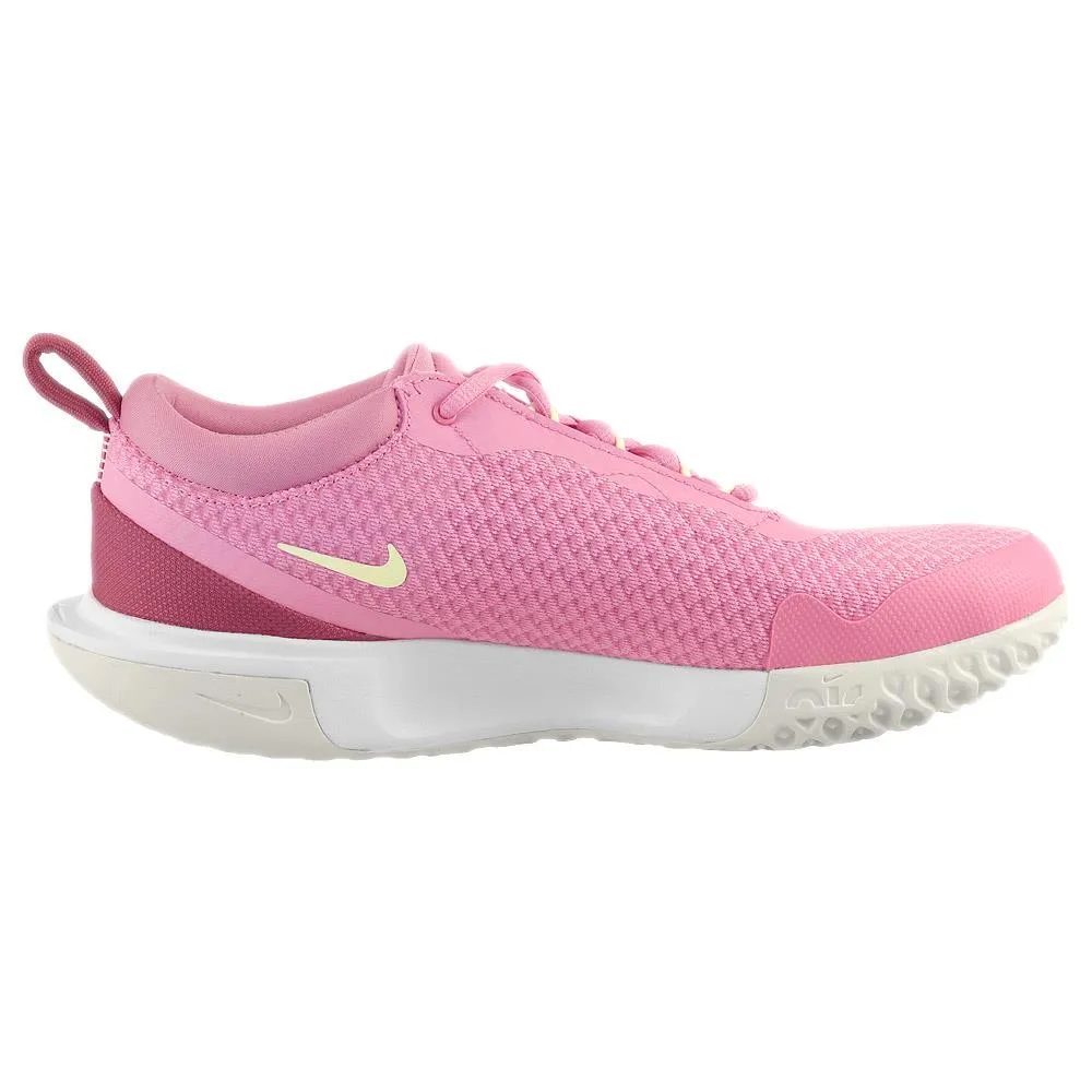 Nike Women's Court Zoom Pro - Coral Chalk/Barely Volt Biomechanical Ergonomics Multi Surface Grip Tech