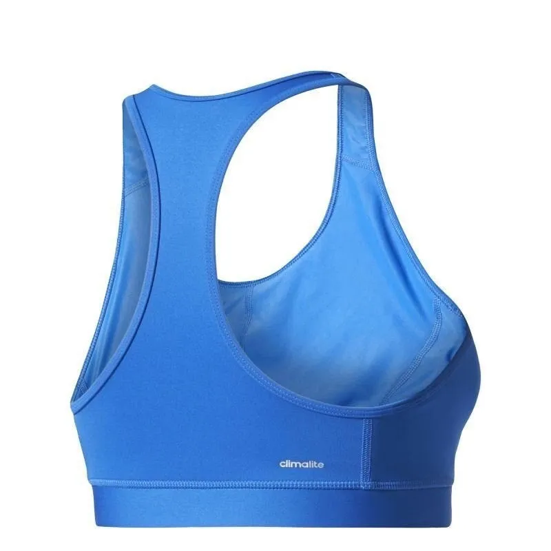 Blue Crop Top Cap-sleeved