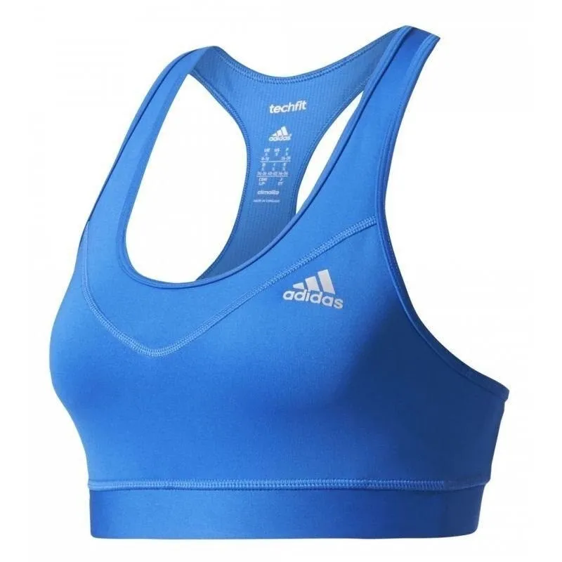 Blue Crop Top Smooth Texture Recycled sports apparel
