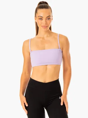 Convertible Bandeau Sports Bra - Lavender Quick Dry Technology