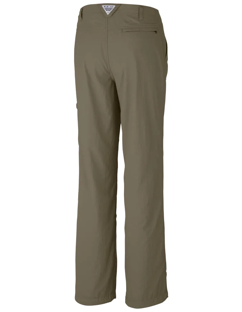 Columbia Women Green Aruba Roll Up Pant (Sun Protection) Elastic Free Cuff Options