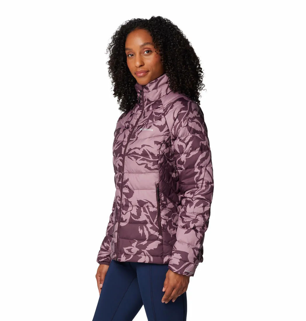 Columbia Women Red Powder Lite II Printed Full Zip Jacket Selection