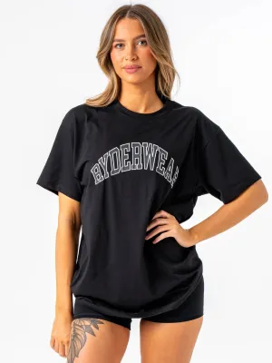 Unisex Collegiate T-Shirt - Black Eco friendly materials
