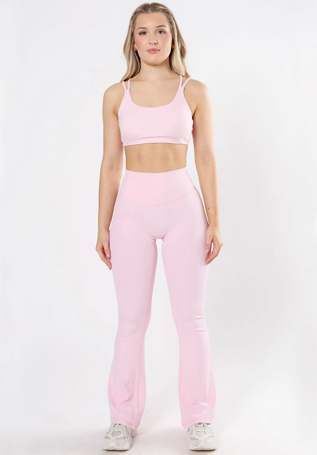 RecStretch? Original Sculptseam? Plus Essential Flare Legging 31" Pink Opal UltraSoft Lining Sculpted Fit