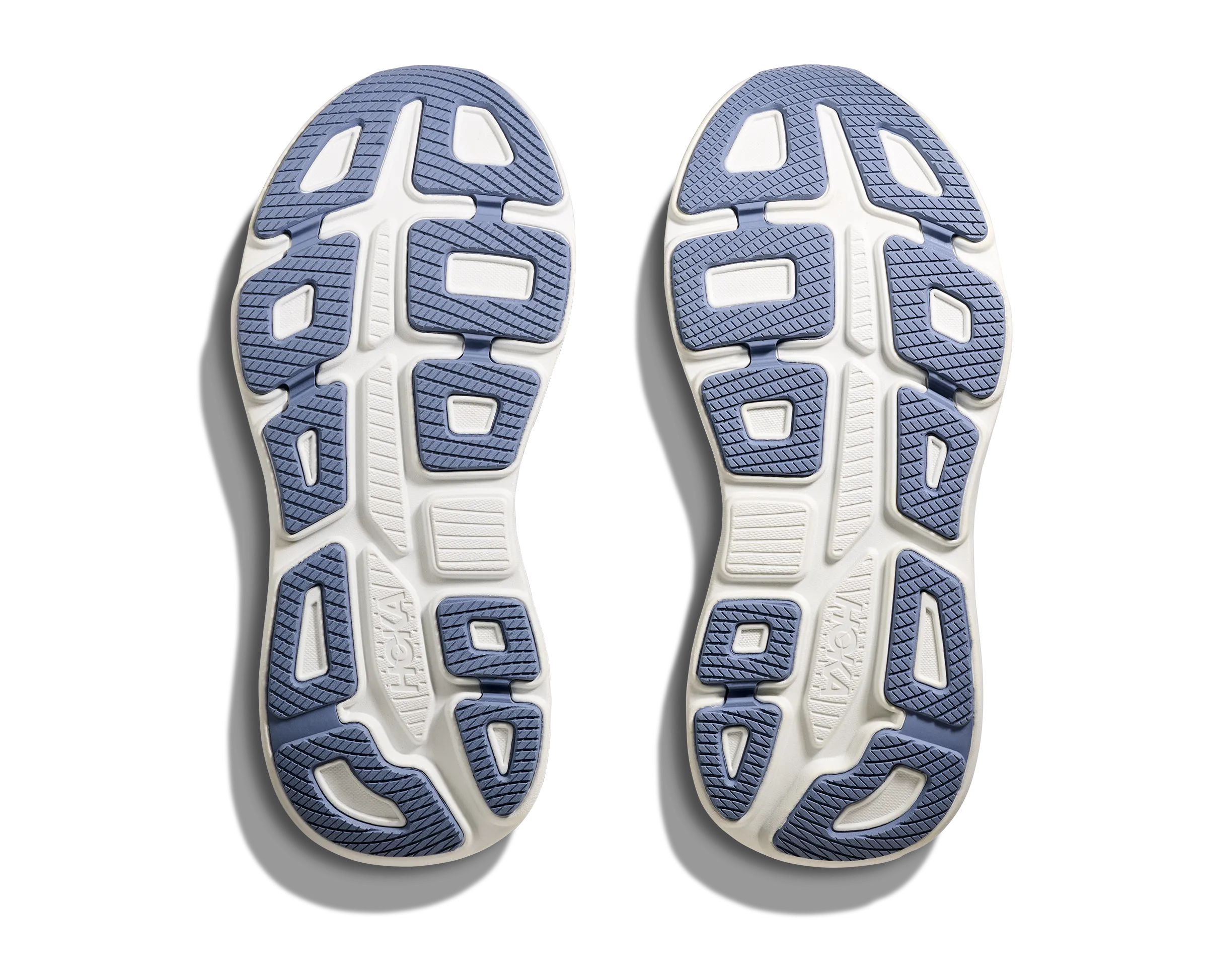 HOKA BONDI 9 WOMEN'S MEDIUM color - white Torsional Stability Tech