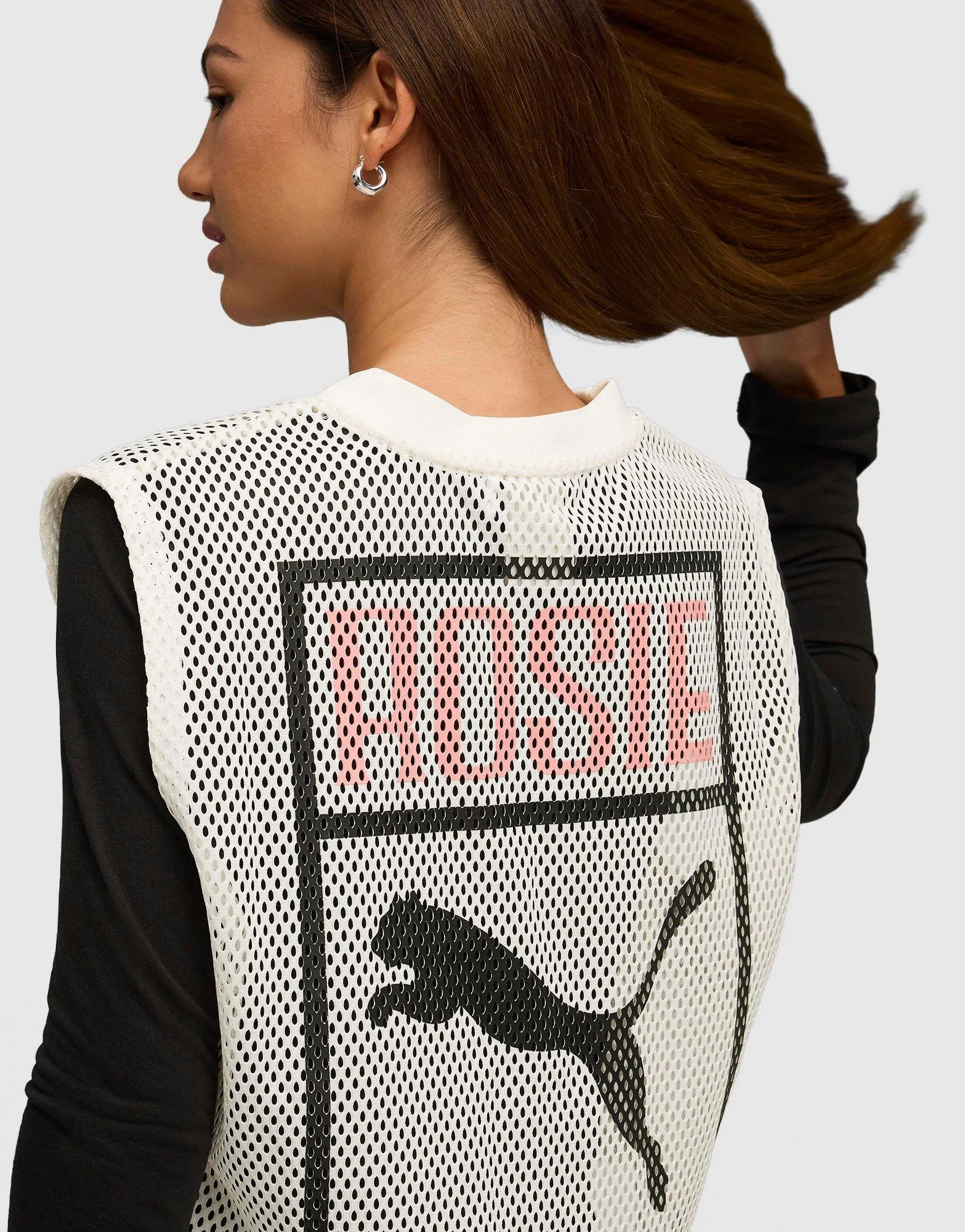 Chill Comfort School Uniform x ROS?? Relaxed Mesh Top