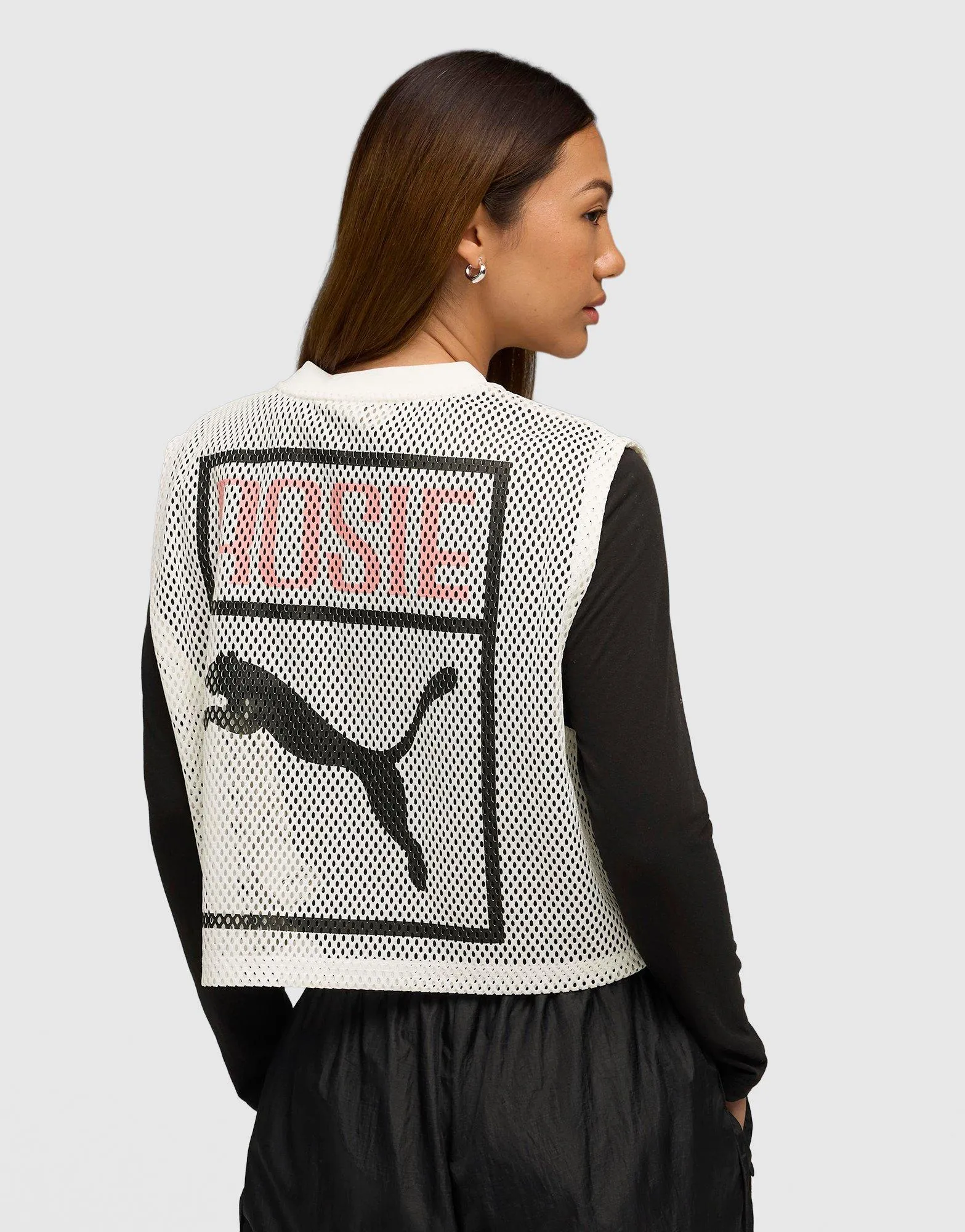 Breathable apparel Casual Essential Wear x ROS?? Relaxed Mesh Top