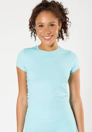 LiteSpeed? Short Sleeve Mid Macaron OdorResistantTechnology Subtle Embroidery