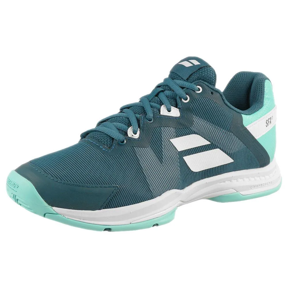 Babolat Women's SFX 3 - AC - Deep Dive/Blue Compression Molded Foam
