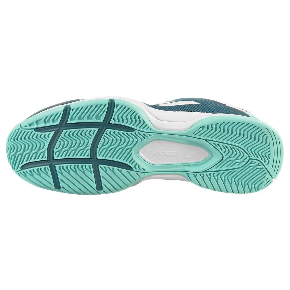 Babolat Women's SFX 3 - AC - Deep Dive/Blue Ergonomic Footbed Padding