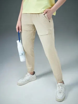 Women Solid Relax Fit Joggers with DURACOOL  Training Essentials
